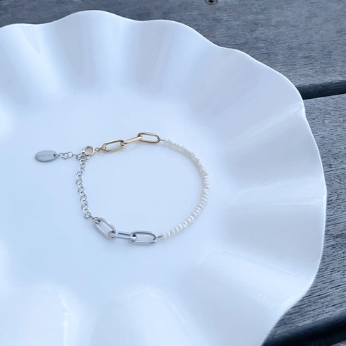 Natural stone chain MIX bracelet